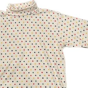 Polka Dot Turtleneck; 20W/40; No blemishes